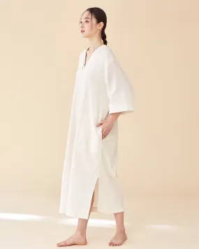 Kimono Line Sleepwear Dress / Off White