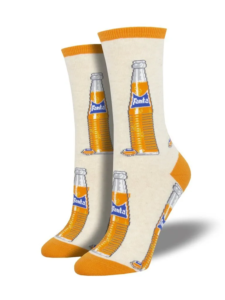 Ladies Vintage Fanta Graphic Socks