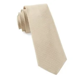 Light Champagne Mini Dots Necktie