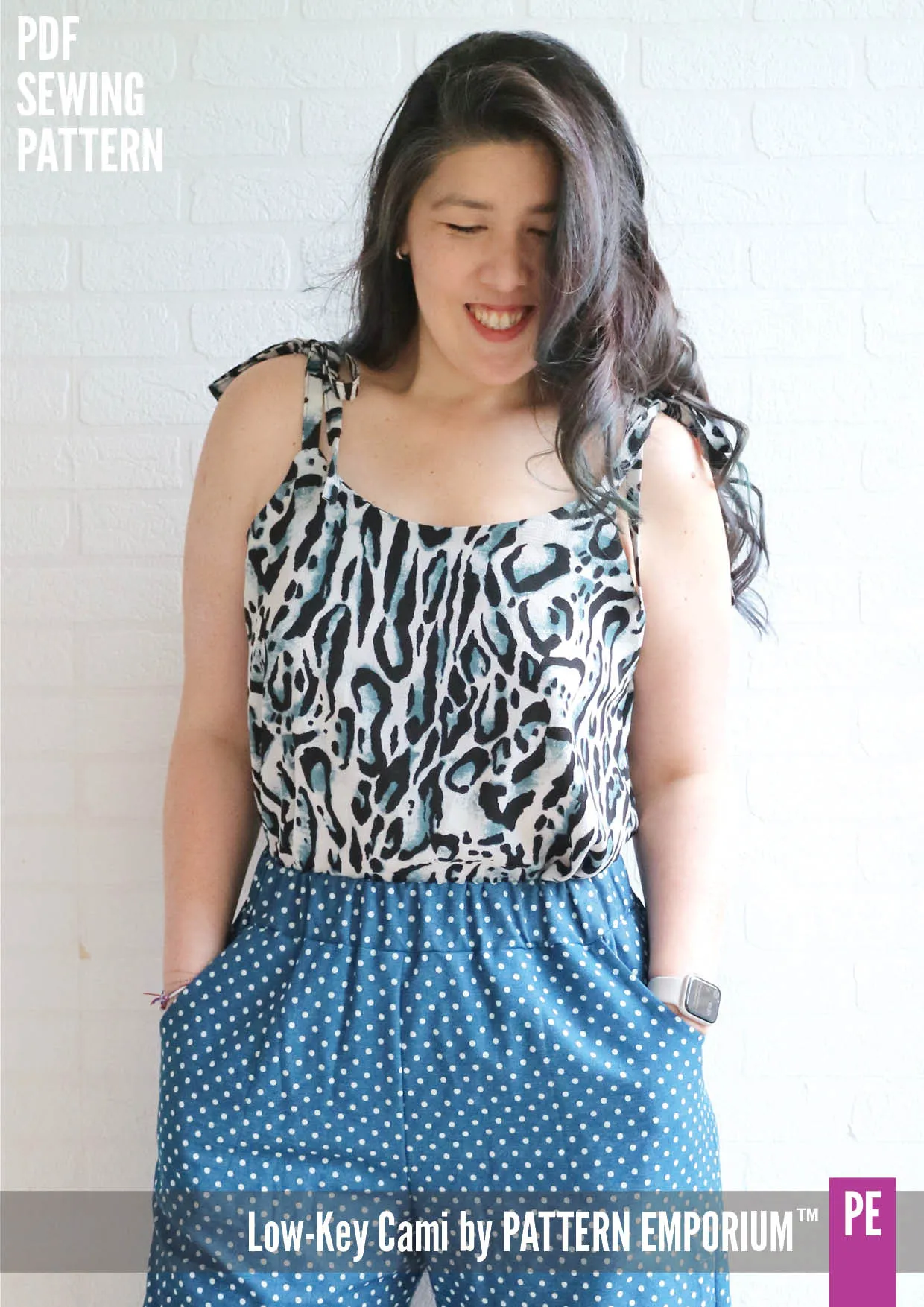 Low-Key Cami | Woven Strappy Top Sewing Pattern