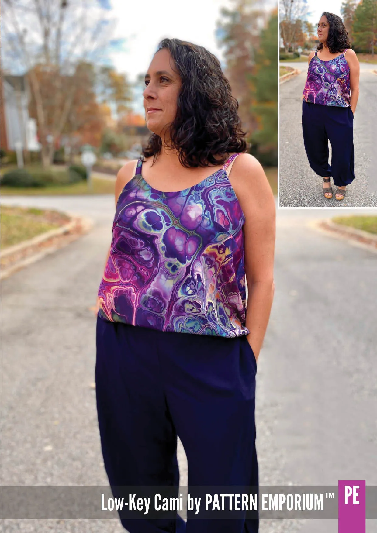 Low-Key Cami | Woven Strappy Top Sewing Pattern