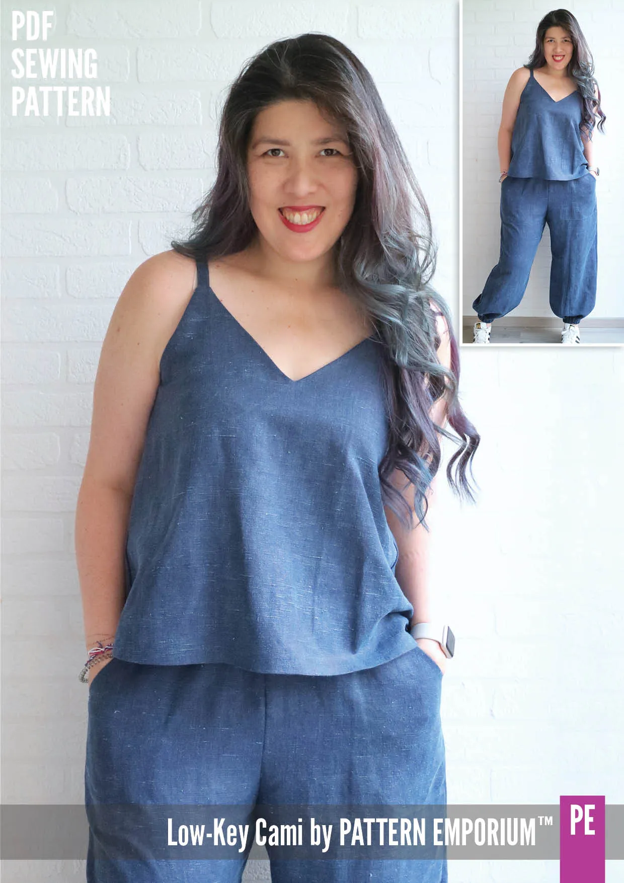 Low-Key Cami | Woven Strappy Top Sewing Pattern