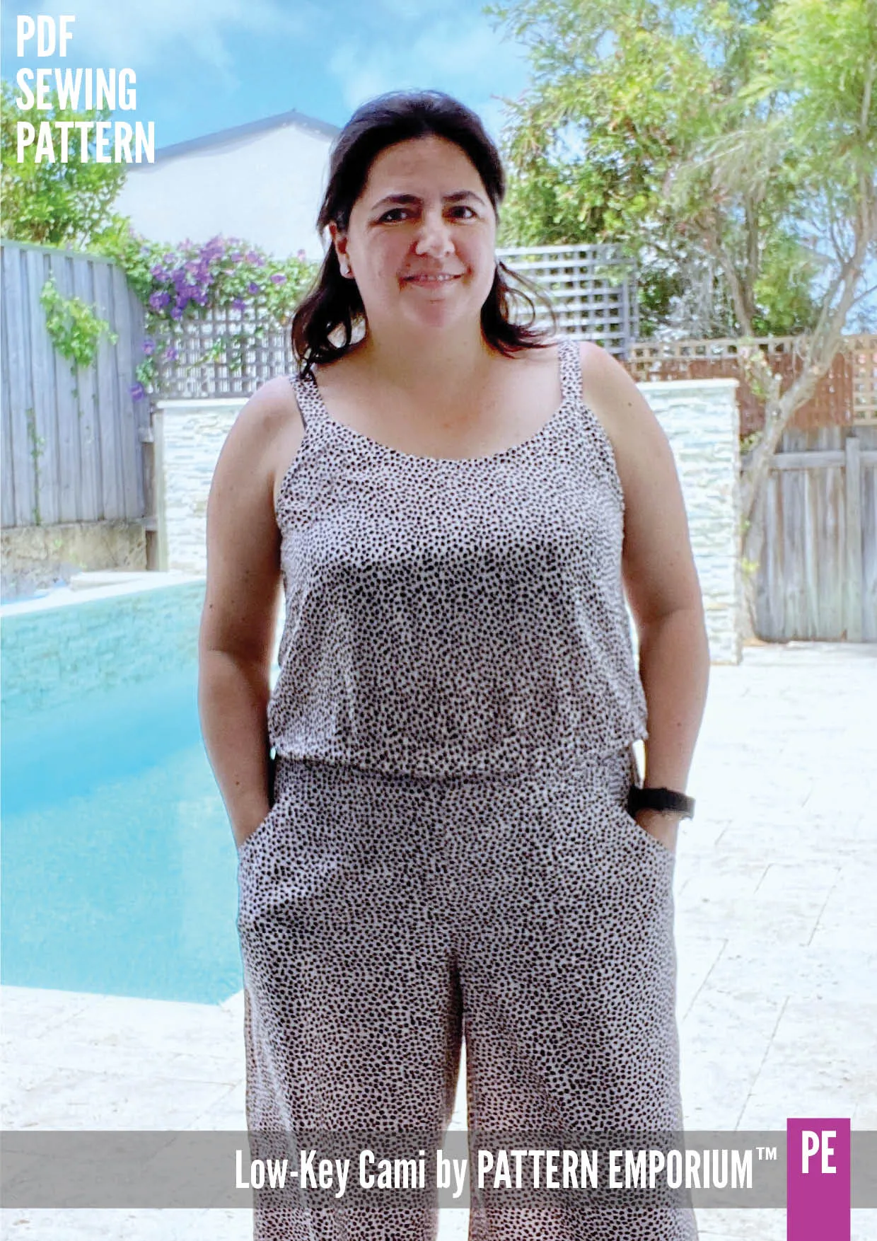 Low-Key Cami | Woven Strappy Top Sewing Pattern