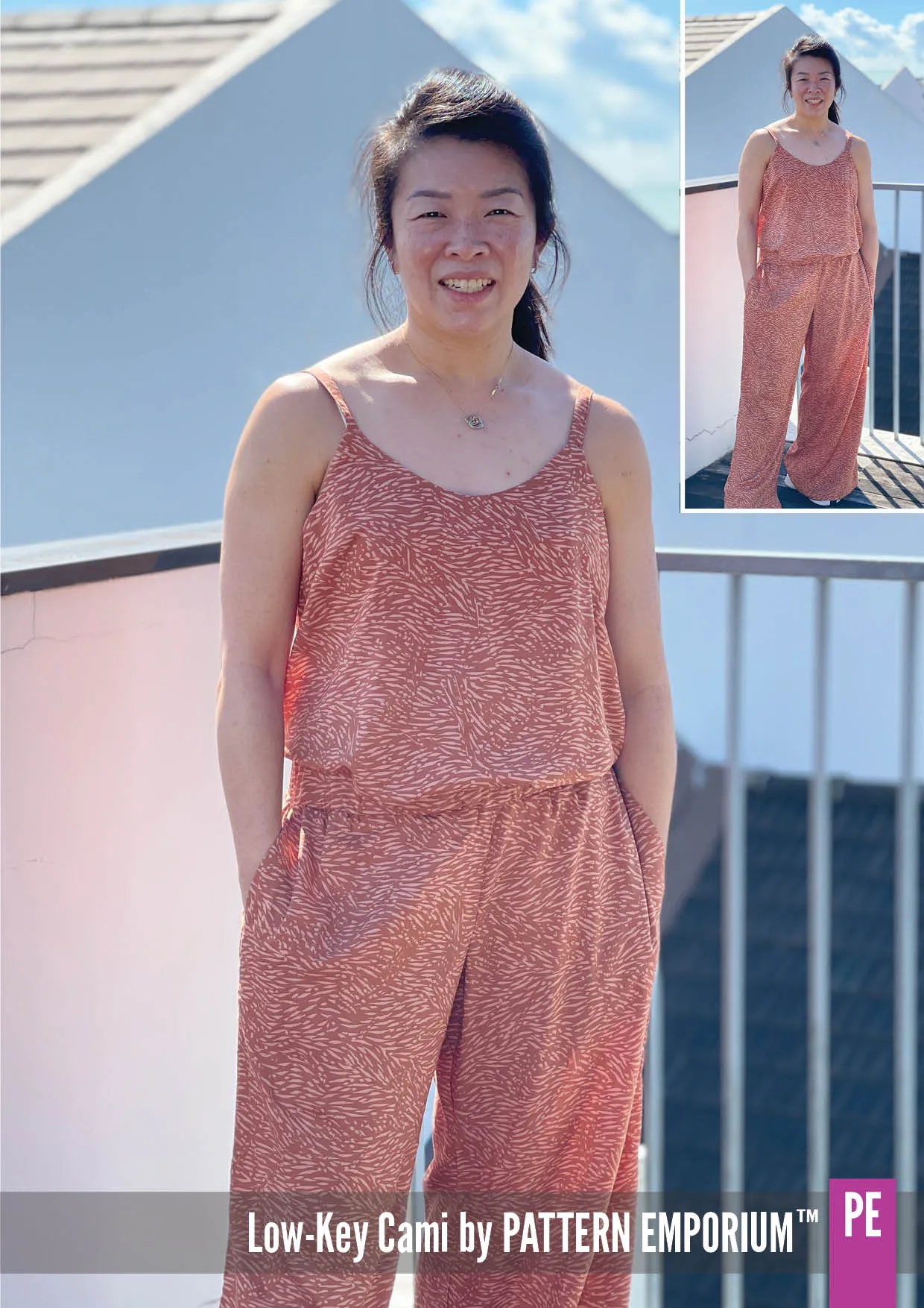 Low-Key Cami | Woven Strappy Top Sewing Pattern