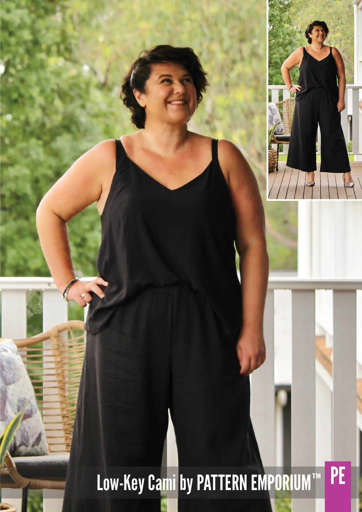 Low-Key Cami | Woven Strappy Top Sewing Pattern