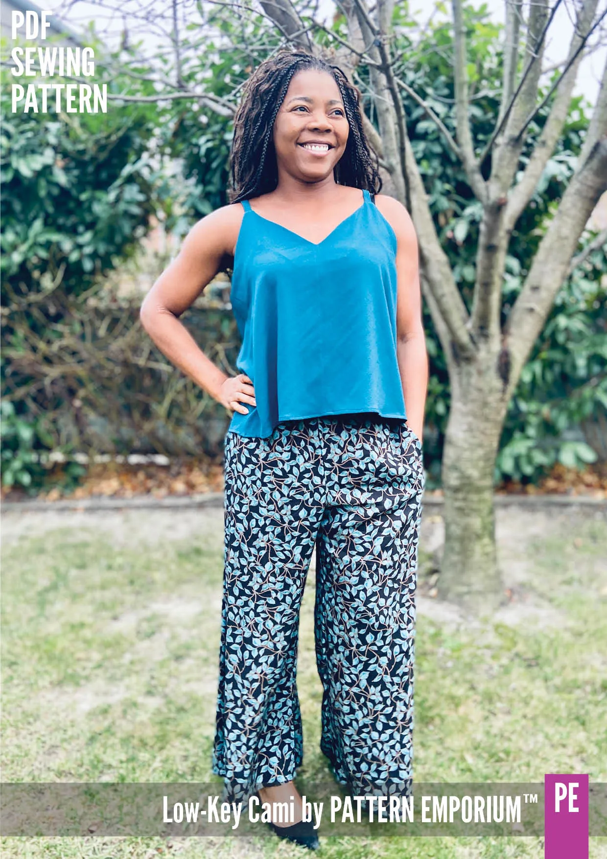 Low-Key Cami | Woven Strappy Top Sewing Pattern