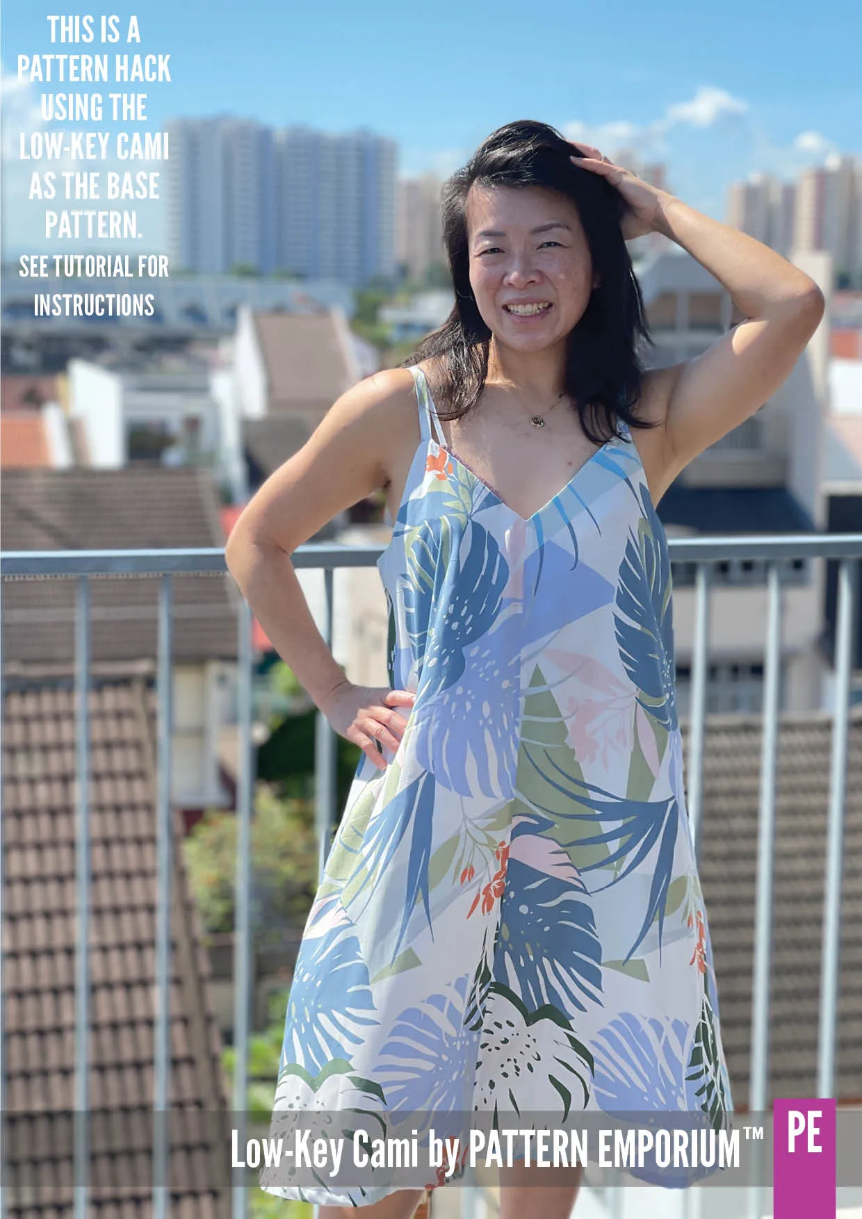 Low-Key Cami | Woven Strappy Top Sewing Pattern