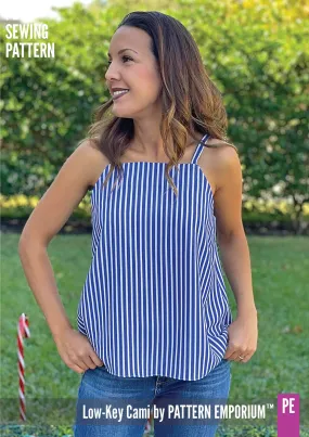 Low-Key Cami | Woven Strappy Top Sewing Pattern