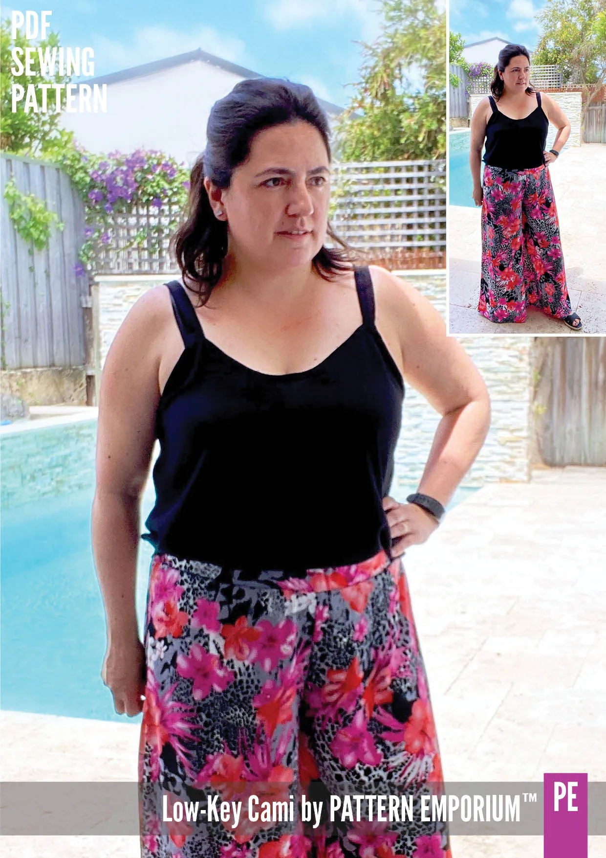 Low-Key Cami | Woven Strappy Top Sewing Pattern