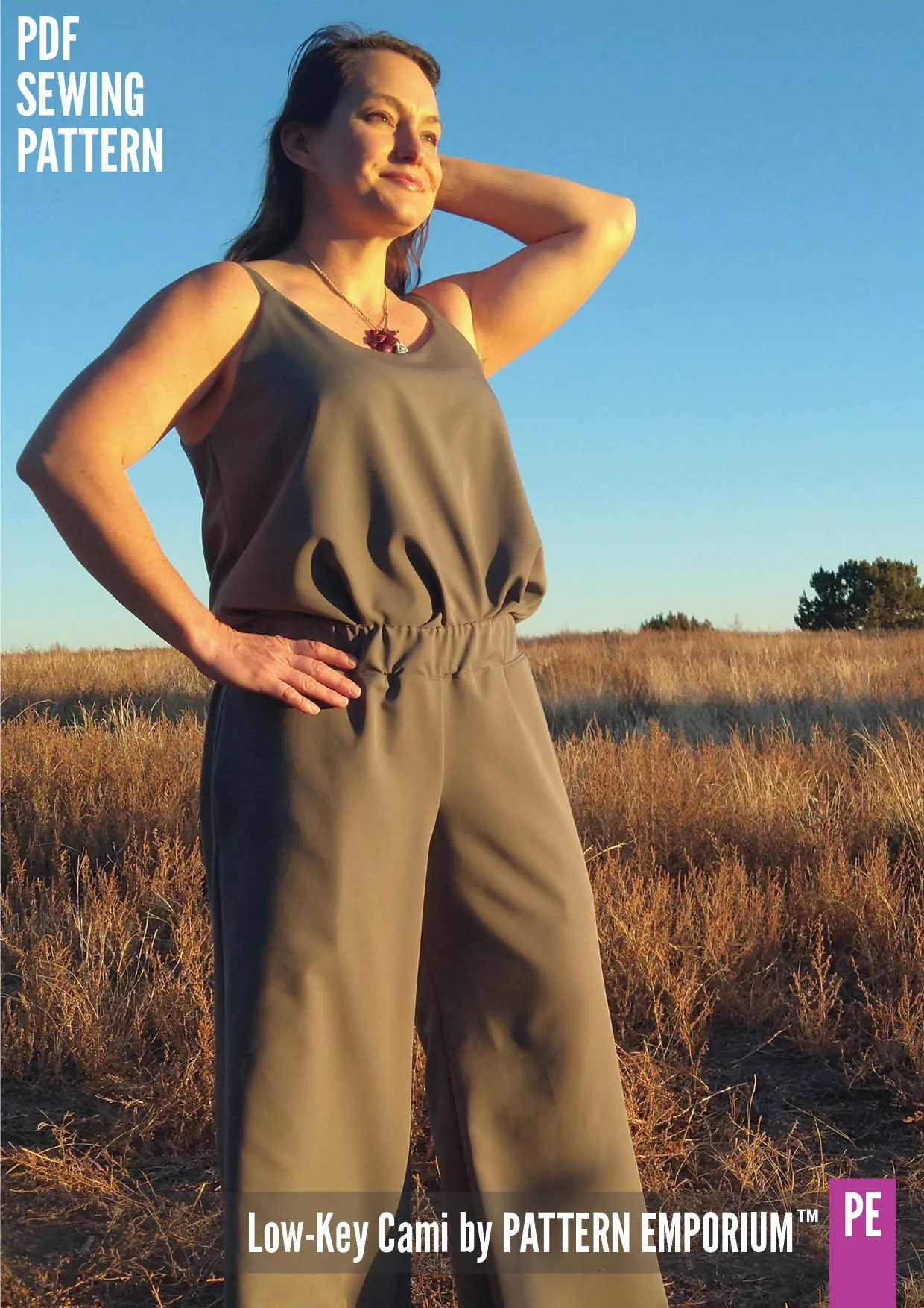 Low-Key Cami | Woven Strappy Top Sewing Pattern