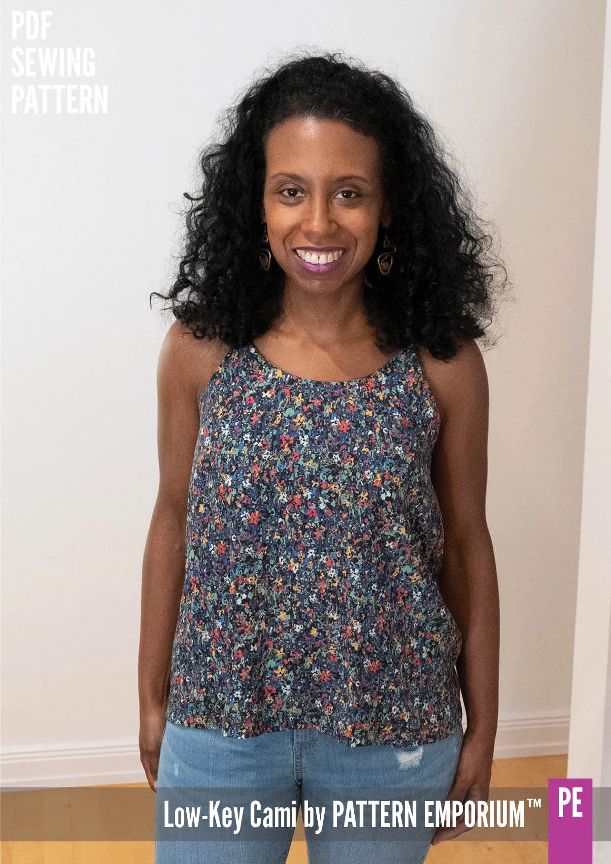 Low-Key Cami | Woven Strappy Top Sewing Pattern