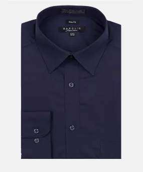 Marquis Slim Fit Dress Shirt - Navy Blue