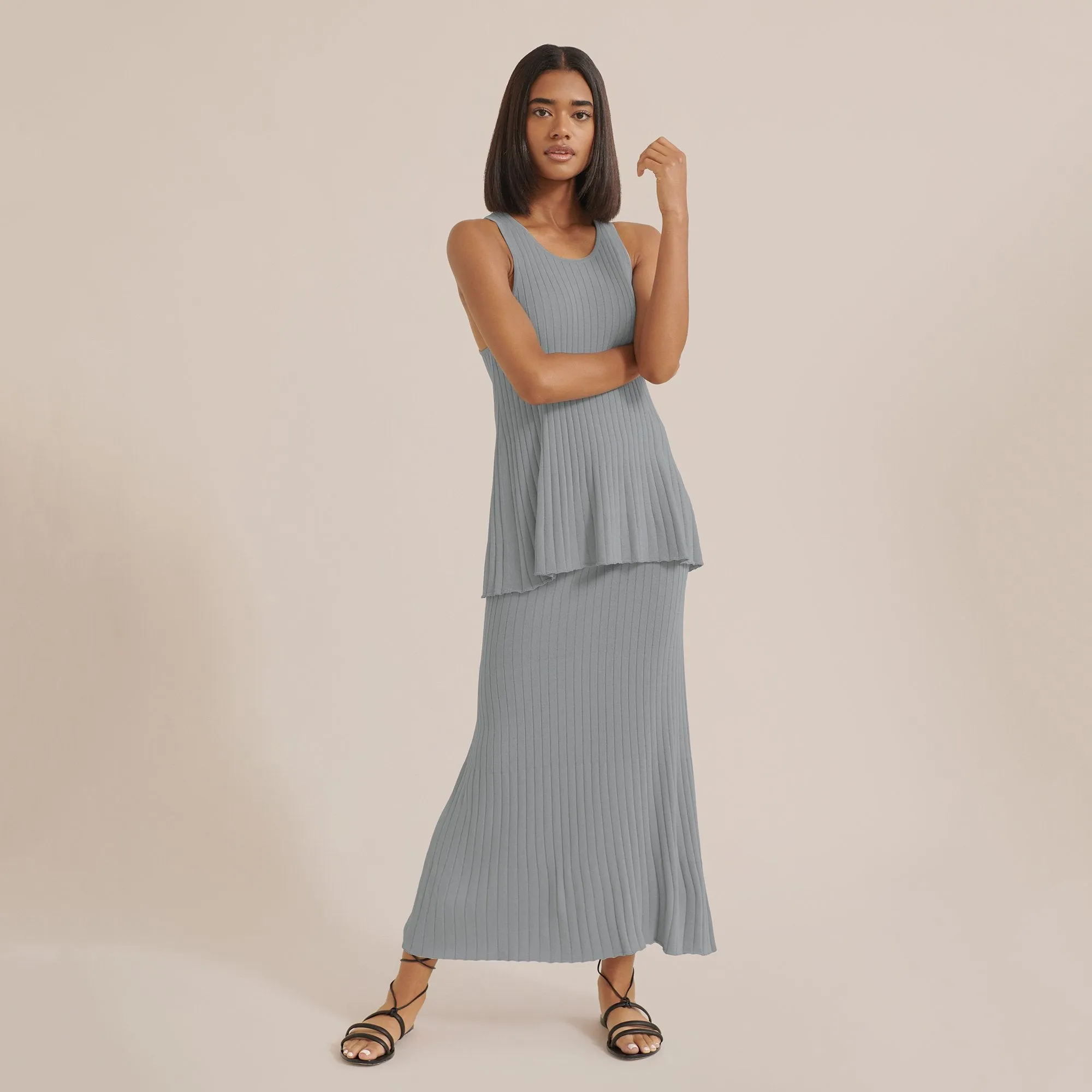 Mary Kate Ribbed Knit Skirt