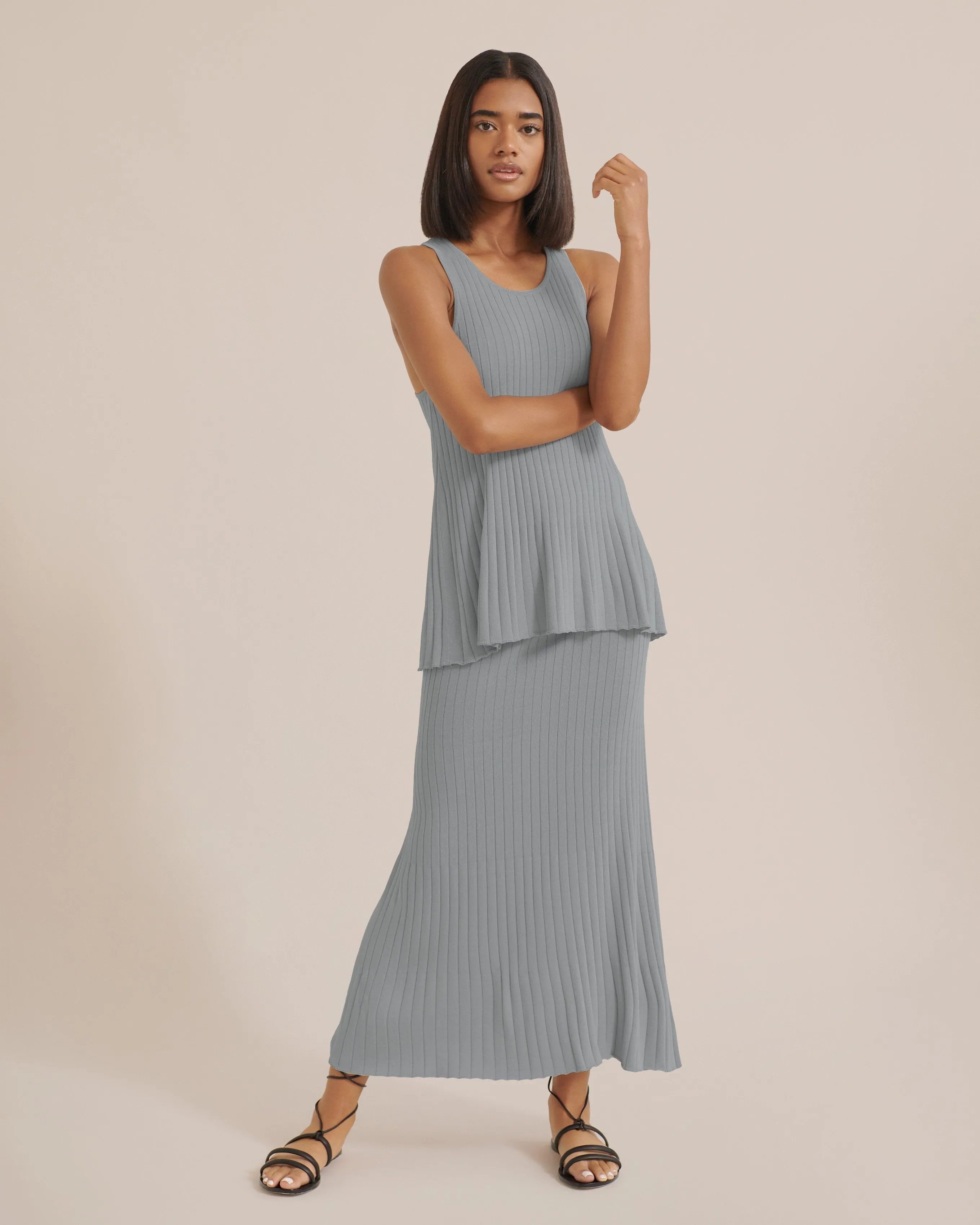 Mary Kate Ribbed Knit Skirt