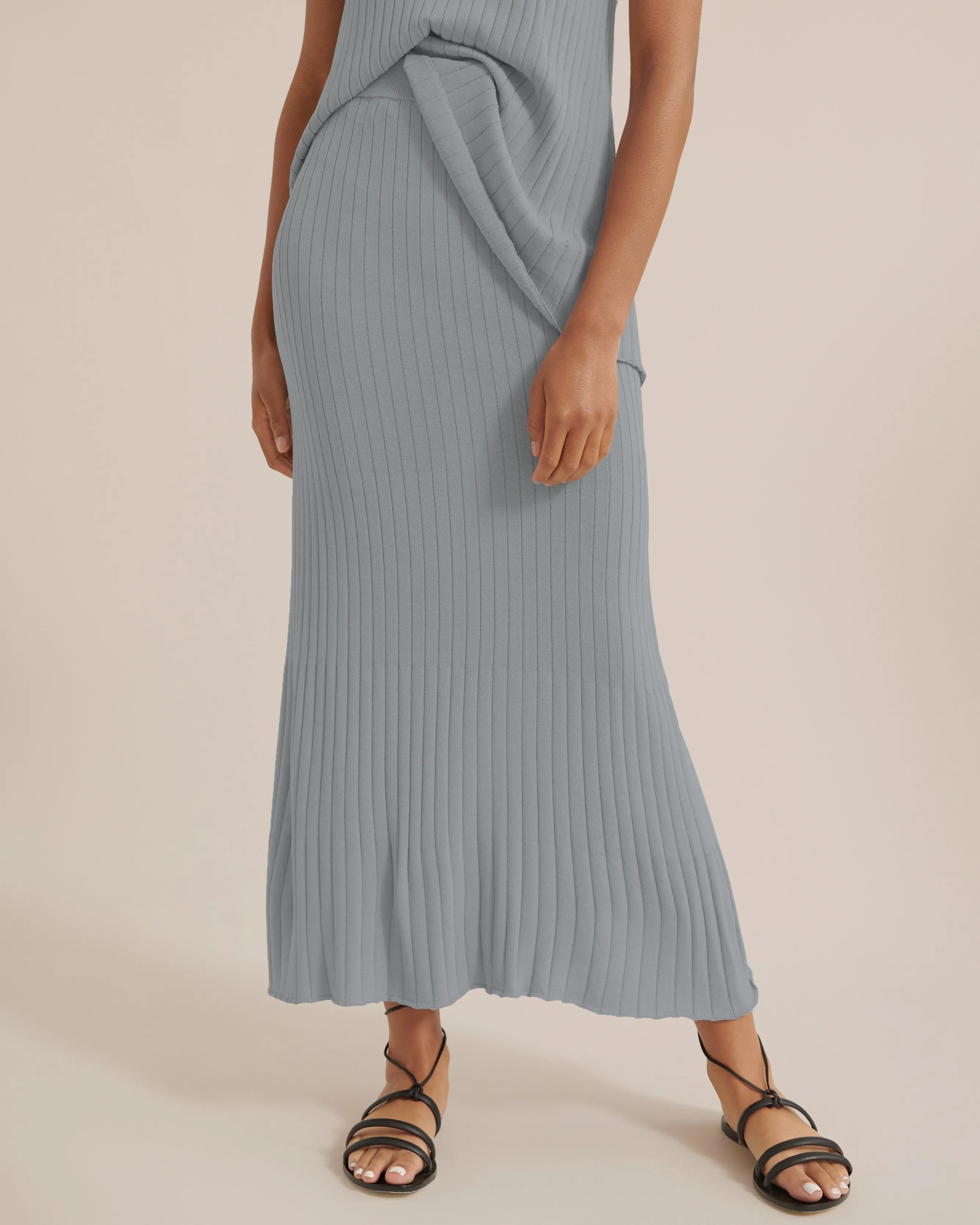 Mary Kate Ribbed Knit Skirt