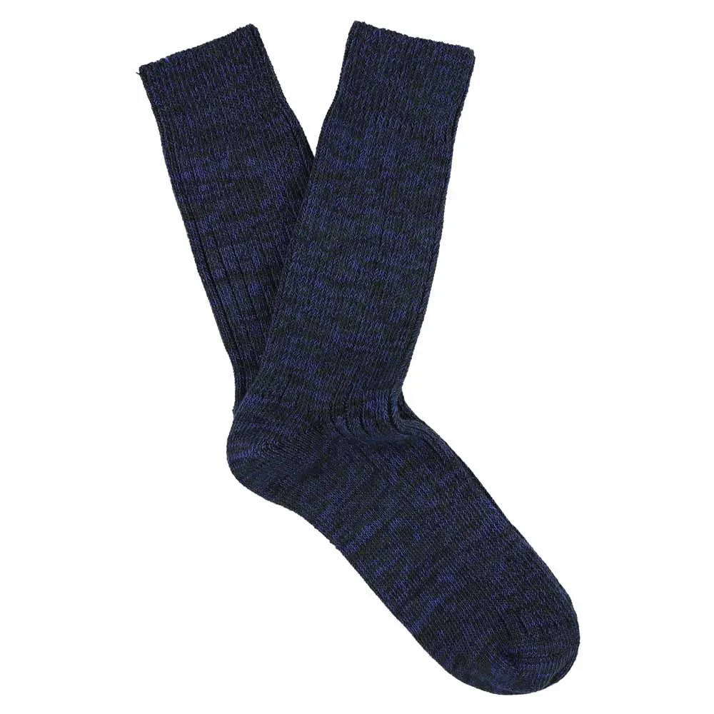 Melange Socks Blue