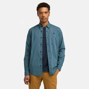 Men's Stretch Poplin Gingham Shirt