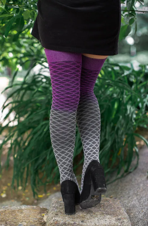 Mermaid Dip Dyed Extraordinary Thigh High