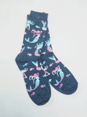 Mermaid Fish Crew Socks