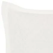 Mila White Eyelet Throw Pillow