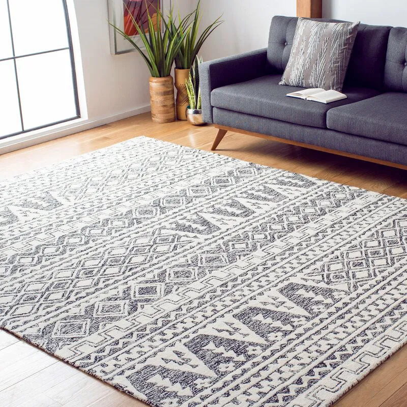 Modern Monochrome Tribal Rugs