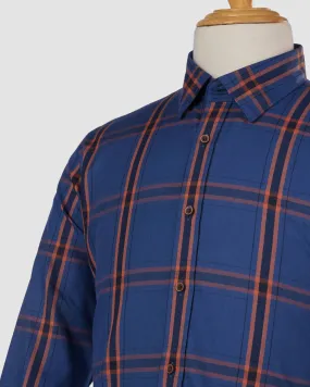 Pacific Orange Checked Shirt