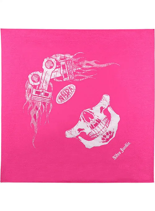 Pink Boneface Bandana