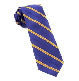 Plum Pipe Dream Stripe Necktie