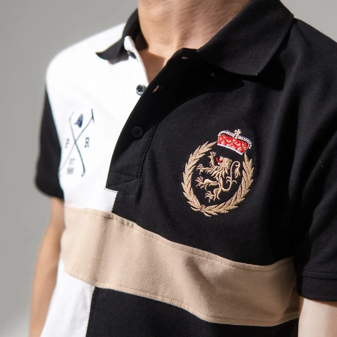 Polo Republica Men's Lion Crest & Mallets Embroidered Polo Shirt