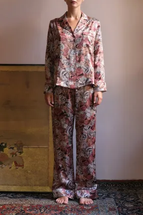 PRINTED SILK PYJAMA SET - Sample