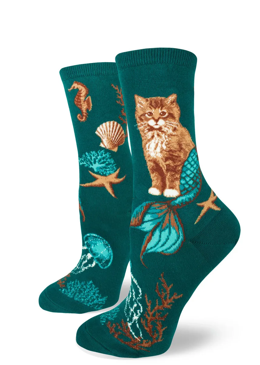 Purrmaids Crew Socks