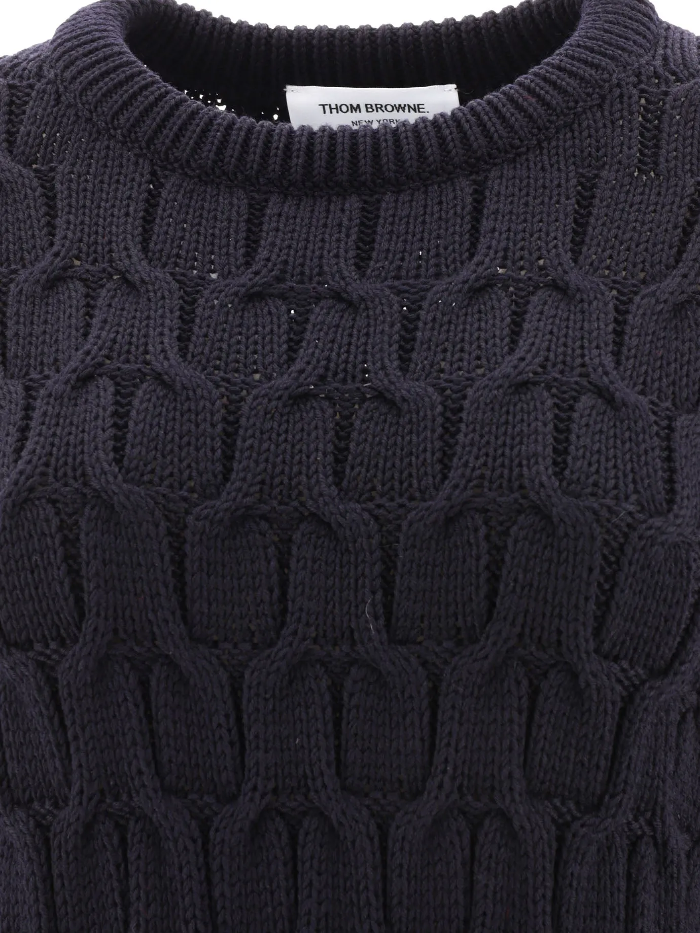 "CRISS CROSS CABLE" SWEATER