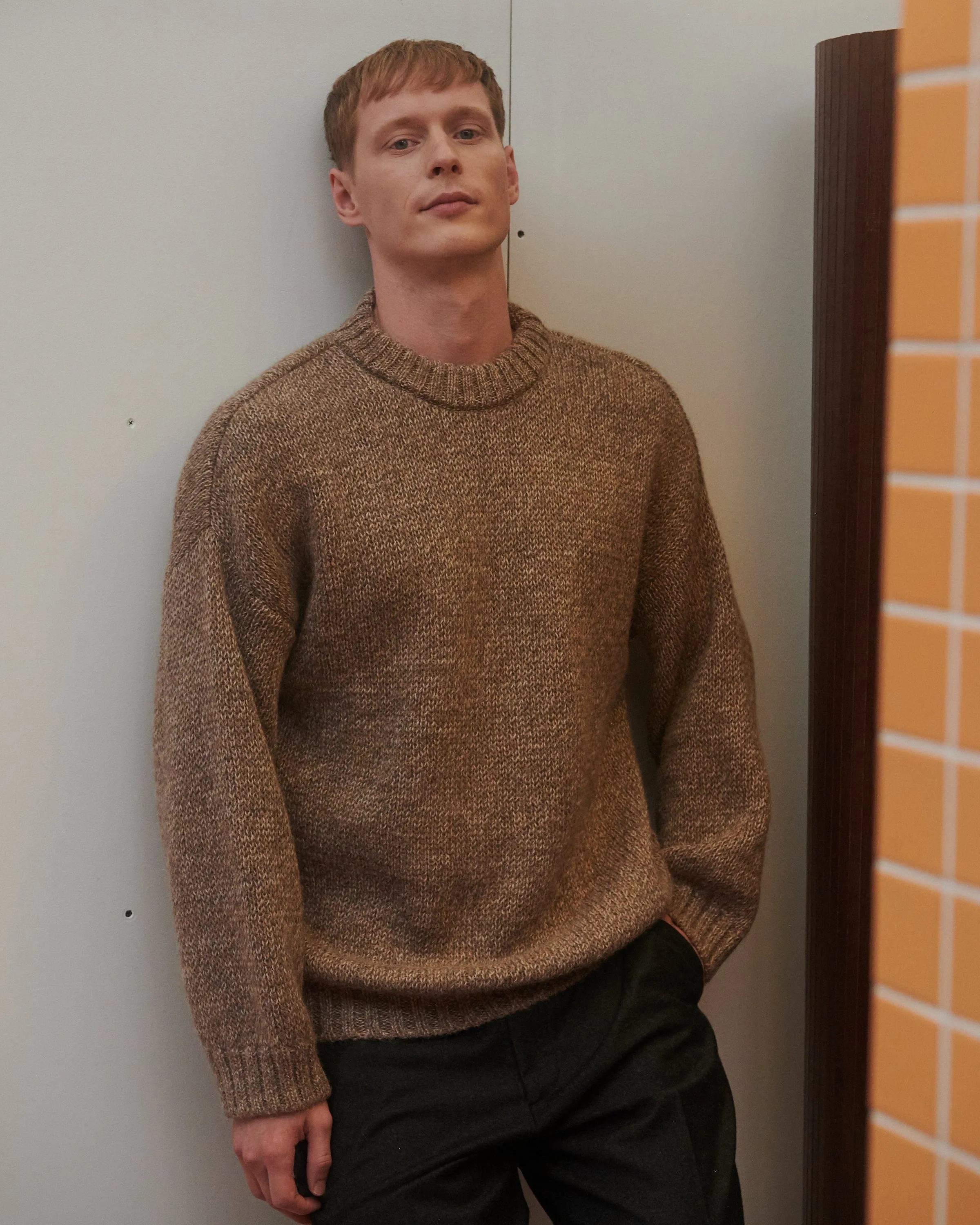 Ramybė: Buckwheat Alpaca Wool Sweater