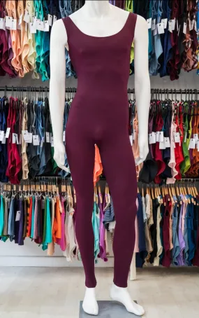 Red-purple Footless Dance Unitard MP401