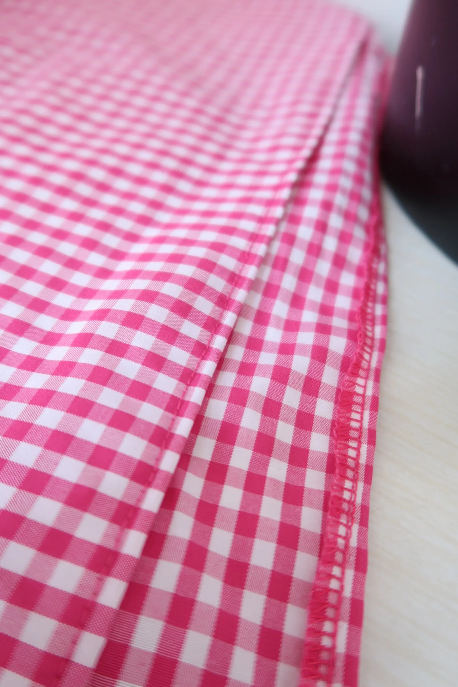 SALE ITEM: PINK GINGHAM Self-tie 1940s Style Headscarf/Bandana