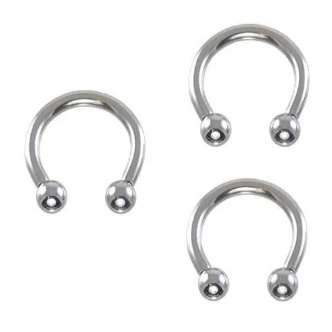 Steel Heavy Gauge Ball Horseshoe 12G & Up