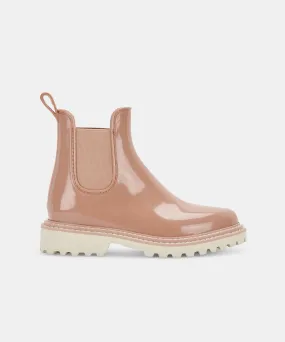 STORMY RAINBOOTS ROSE PATENT STELLA