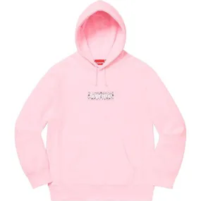 Supreme Bandana Box Logo Hoodie 'Pink'