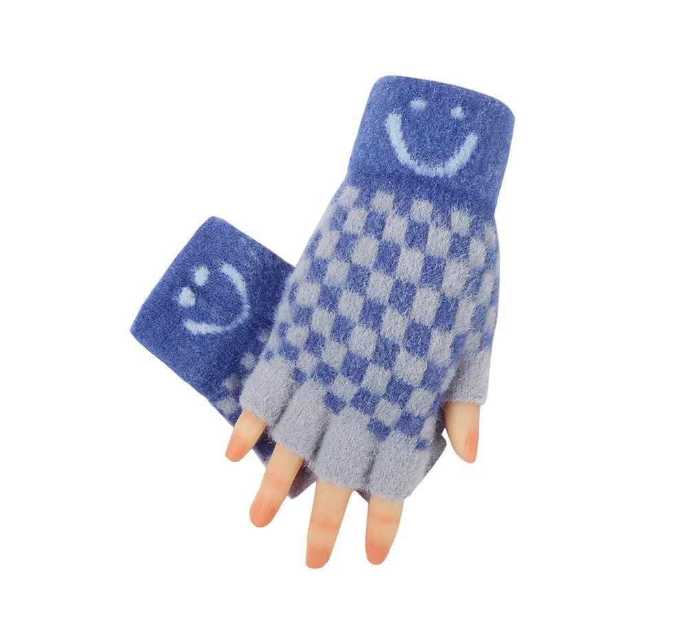 TARRAMARRA® Kids Knit Fingerless Ultra Plush Knit Gloves