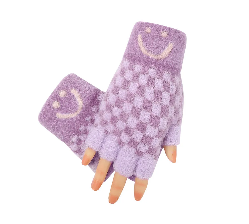 TARRAMARRA® Kids Knit Fingerless Ultra Plush Knit Gloves