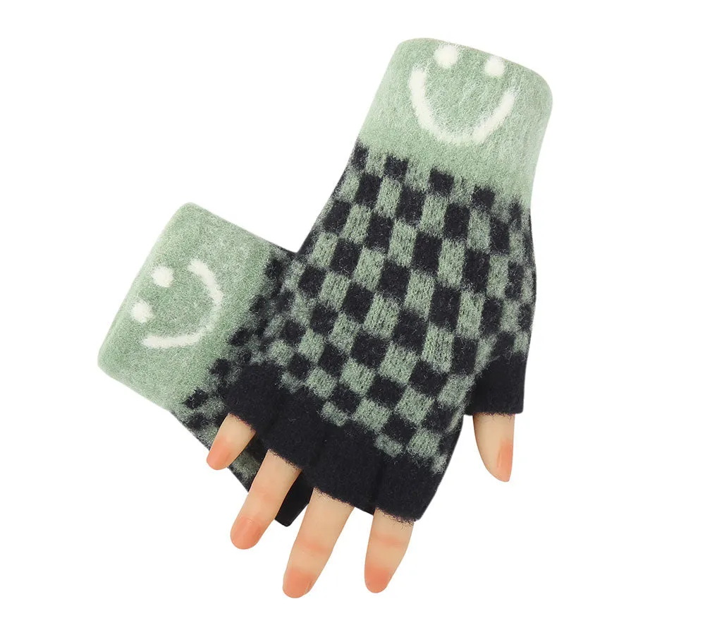 TARRAMARRA® Kids Knit Fingerless Ultra Plush Knit Gloves