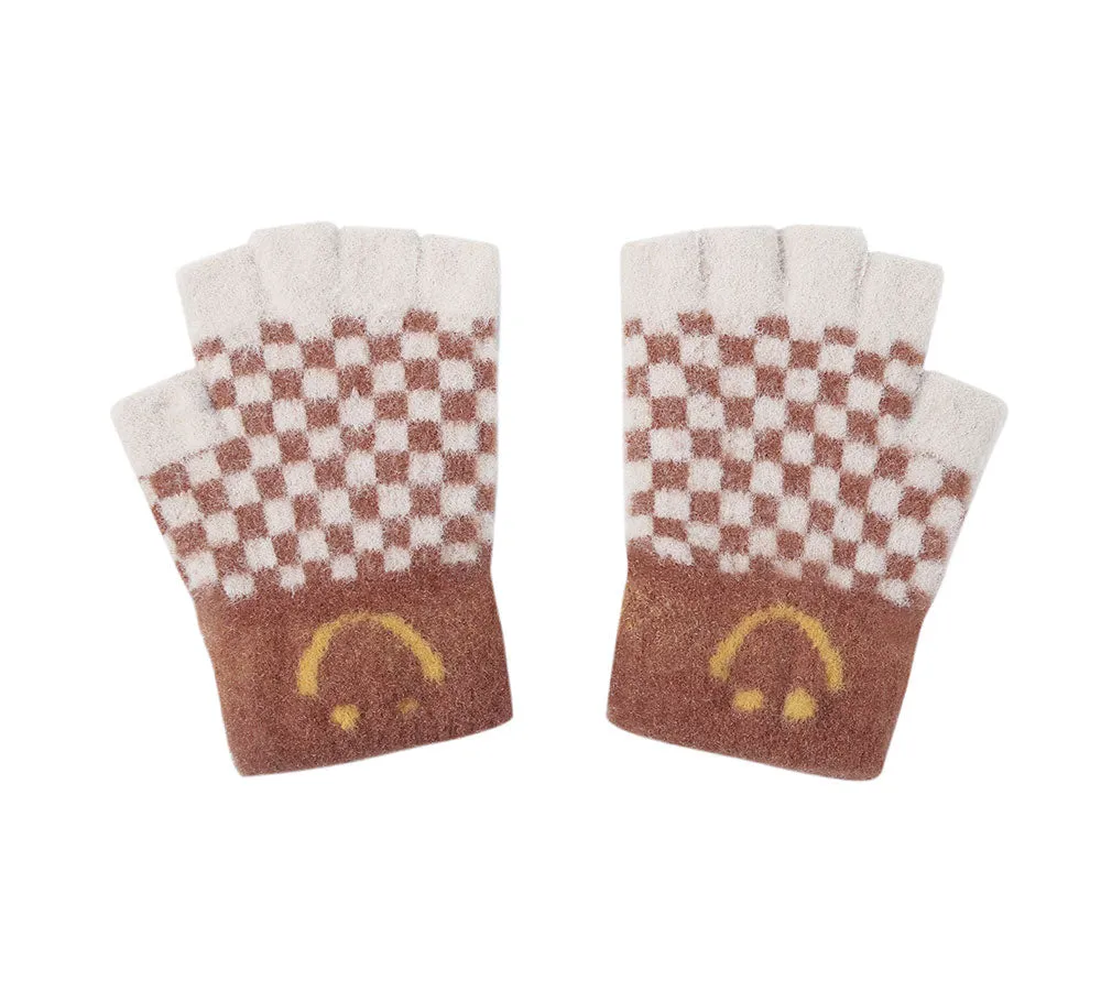 TARRAMARRA® Kids Knit Fingerless Ultra Plush Knit Gloves