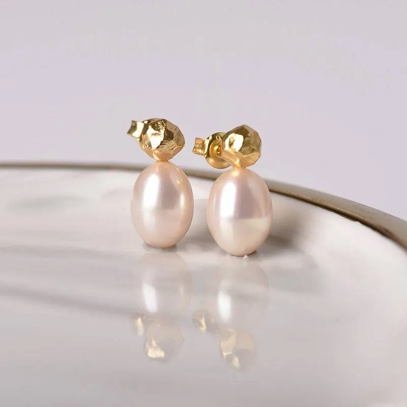 Teardrop Pearl Earrings