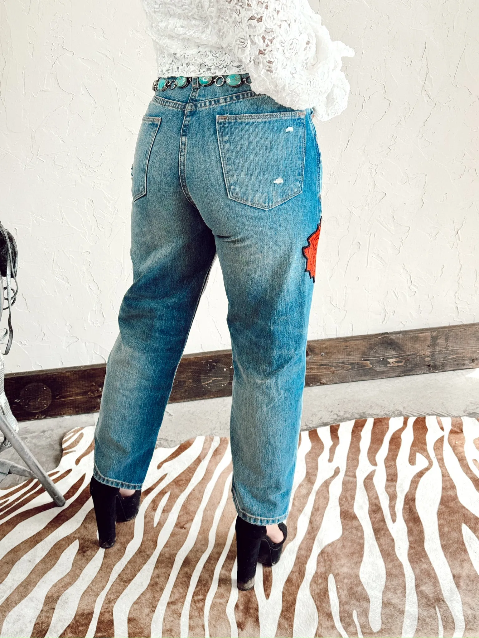 The Ariat x Rodeo Quincy Dominica Tomboy Straight Jeans