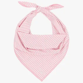 The Birdie Stripe | Performance Bandana | The Birdie Stripe - Flamingo Pink/White