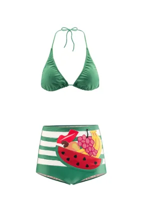 Tutti Frutti Striped Hot Pants