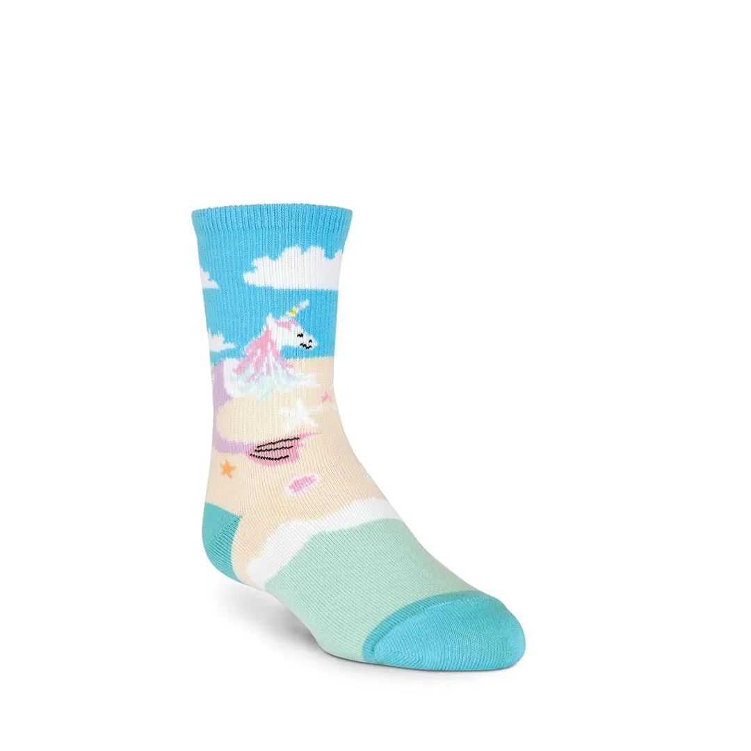 UNICORN MERMAID CREW SOCKS-GIRL'S