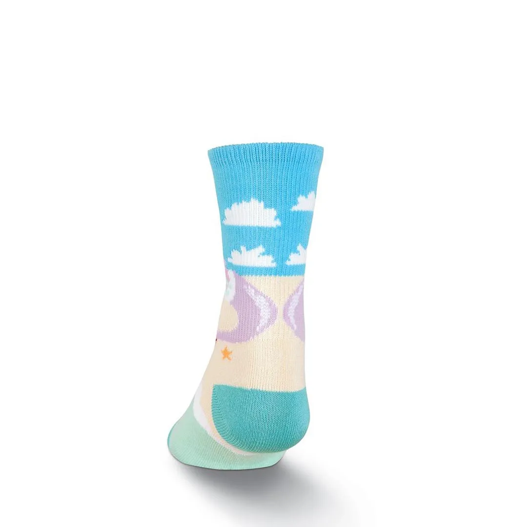 UNICORN MERMAID CREW SOCKS-GIRL'S