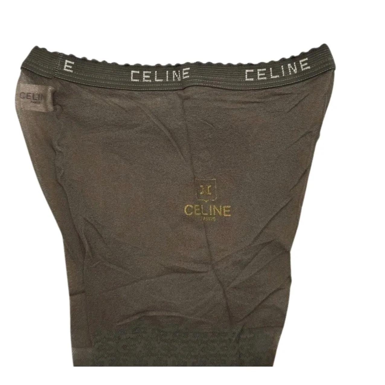 Vintage Celine Logo Tights