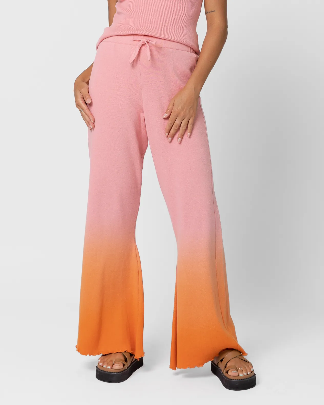 WAREHOUSE SALE | Hazel Knit Pants | Sunset Ombre